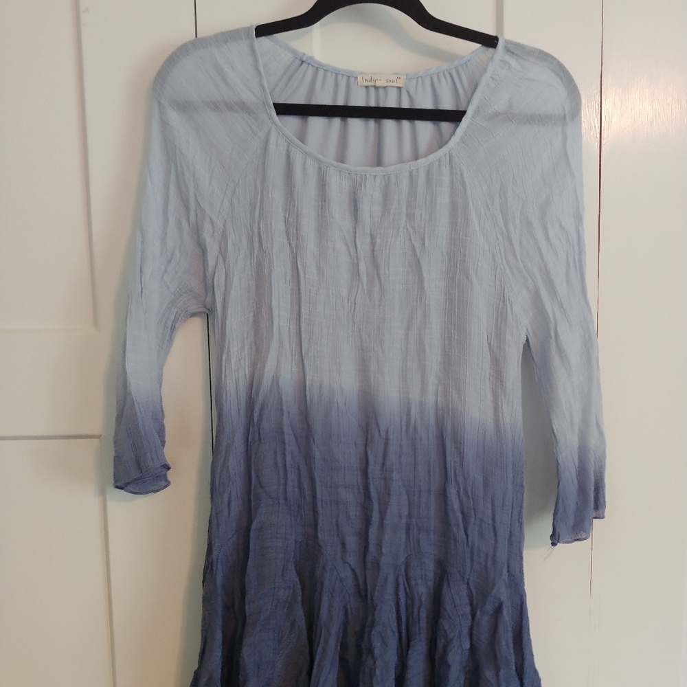 Indigo Soul ombre blue dress